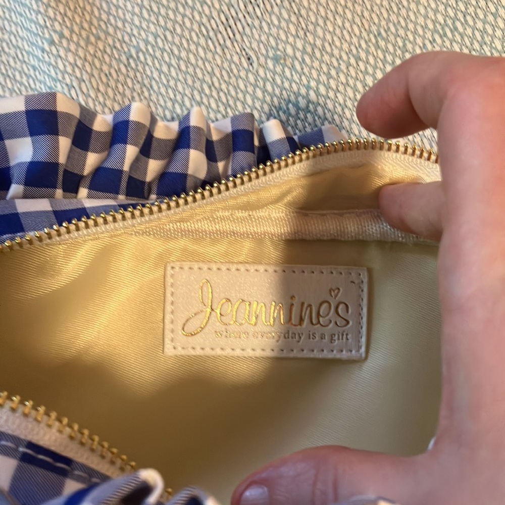 Jeannine's Gifts The Rachel Ruffle Gingham A Bag - Picture 2 of 3